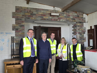 Keith O' Rahilly, Principal Salesian Secondary College, Fr John Horan, Rector Pallaskenry, Moss Garde, Salesians Ireland, Heather Pope, Benefact Trust, Fr Paddy Hennessy, Salesians Ireland