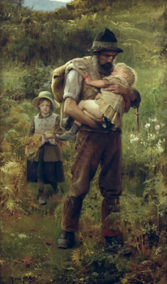 A Heavy Burden, by Arthur Hacker © Private Collection