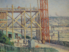 La Construction du Sacré-Coeur,  by Maximilien Luce.1888 © Musée des Beaux-Arts de Caen