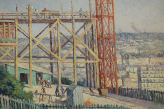 La Construction du Sacré-Coeur, by Maximilien Luce.1888 © Musée des Beaux-Arts de Caen