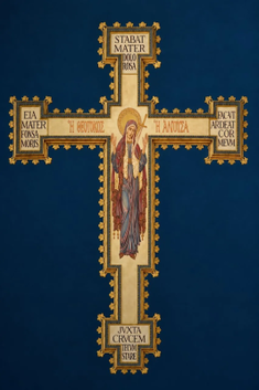 The Great Rood of Westminster Cathedral, carved in Bruges. Painted by William Symons after design by John Francis Bentley © Westminster Cathedral / Christian Art / Emmett Glynn