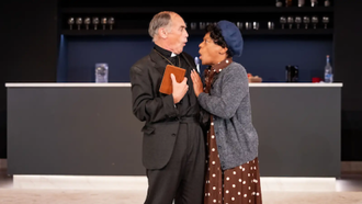 Mark Rylance and Nakeba Buchanan. Image by Suzette Llewellyn