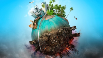 Impact of war on planet. Image: CBCEW