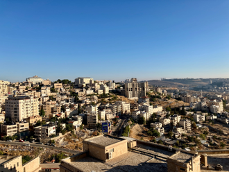 View of Bethlehem from Casa Nova hotel