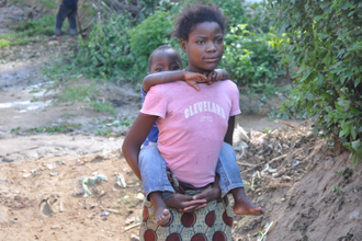 Lettie and her young brother Anderson in 2012. Image by: Mary's Meals