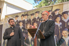 Cardinal Pizzaballa at the opening ceremony