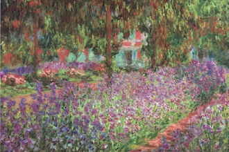 The Artist's Garden at Giverny, by Claude Monet Painted in 1900 © Musée d'Orsay, Paris