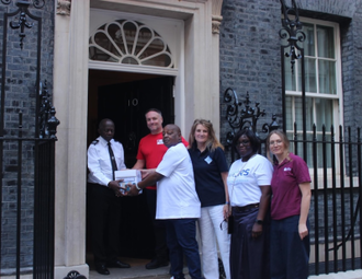 Simon Giarchi, Caritas Plymouth; Montfort, JRS, Kate Nightingale SVP, Angela, JRS UK, Fiona Ranford , CSAN