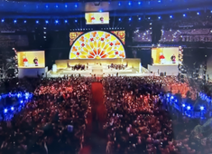 Youth gathering with Pope Leo in Stade de France