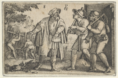 The Parable of the Father and His Two Sons in the Vineyard,  Engraving by Georg Pencz,  1534-35 © Metropolitan Museum of Art, New York
