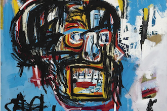 Untitled painting by Jean-Michel Basquiat,1982, Sotheby's New York, 18 May 2017, lot 24, sold $110 million