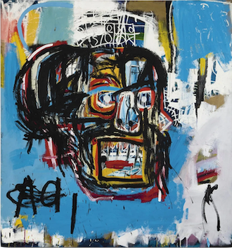 Untitled painting by Jean-Michel Basquiat,1982, Sotheby's New York, 18 May 2017, lot 24, sold $110 million