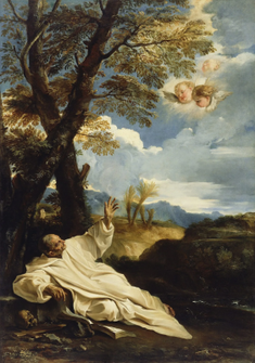 The Vision of Saint Bruno, by Pier Francesco Mola, 1660 © J Paul Getty Museum, Los Angeles