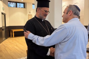 Fr Constantine with Rabbi Gilad