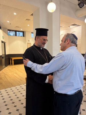 Fr Constantine with Rabbi Gilad