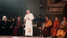 St Pope John Paul II at the 1986 meeting