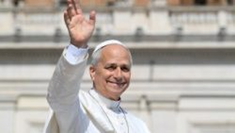 Pope Leo greets crowds today