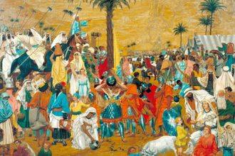 The Flight Out of Egypt - Richard Dadd. 1849-50. Image Tate.