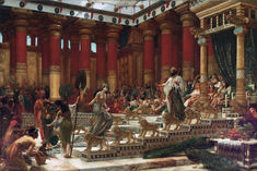 The Visit of the Queen of Sheba to King Solomon by Sir Edward John Poynter, 1890 © Art Gallery of New South Wales, Sydney
