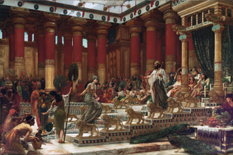 The Visit of the Queen of Sheba to King Solomon by Sir Edward John Poynter, 1890 © Art Gallery of New South Wales, Sydney