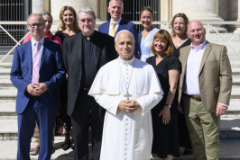 CIF met Pope Leo last month
