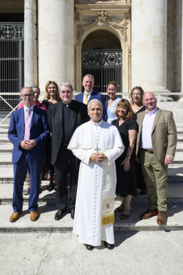 CIF met Pope Leo last month