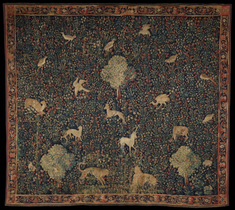 A Millefleurs Tapestry with Birds and Animals, Flemish, wool and silk weave, 1530-1545  © The Minneapolis Institute of Art, USA