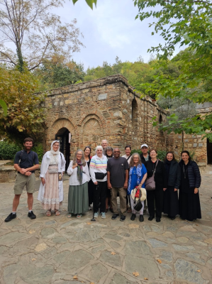 Andrew Foote (far left) at Meryemana Evi in Ephesus © Andrew Foote