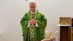 Pope at Mass today