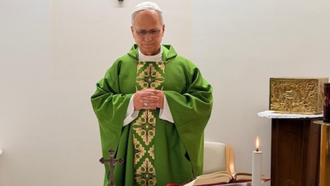 Pope at Mass today - Image Vatican Media