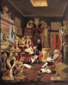 Charles Townley and Friends in His Library at Park Street, Westminster by Johann Zoffany, 1782 © Towneley Hall Art Gallery & Museum