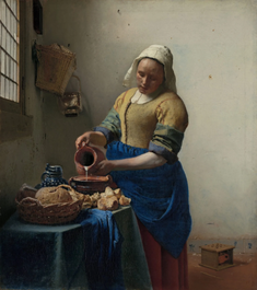 The Milkmaid,   by Johannes Vermeer, 1660 © Rijksmuseum, Amsterdam