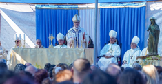 Cardinal Pizzaballa preaching at Deir Rafat