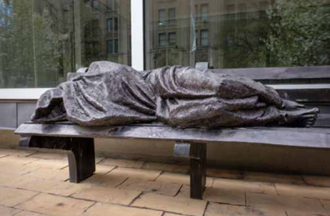 'Homeless Jesus', by Timothy Schmalz, Regis College, University of Toronto, Canada. Image used with permission of Mr Schmalz.