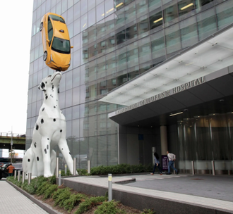 Spot, Sculpture by Donald Lipski (born 1947), Mixed media, Created in 2018 © Alamy