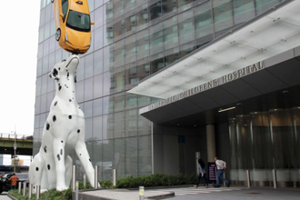 Spot, Sculpture by Donald Lipski (born 1947), Mixed media, Created in 2018 © Alamy