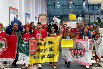 Indigenous people at the biodiversity loss COP17 in Yerevan, Armenia