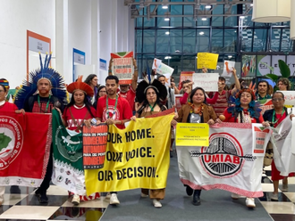 Indigenous people at the biodiversity loss COP17 in Yerevan, Armenia