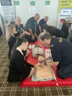 Training with ambulance service