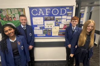 Members of the St John Plessington Catholic College LiveSimply team