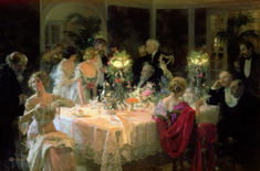 The End of Dinner,  by Jules-Alexandre Grün,  1911 © Musée des Beaux-Arts de Tourcoing