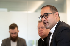 Fr Fawadleh at press conference MMazur/CBCEW